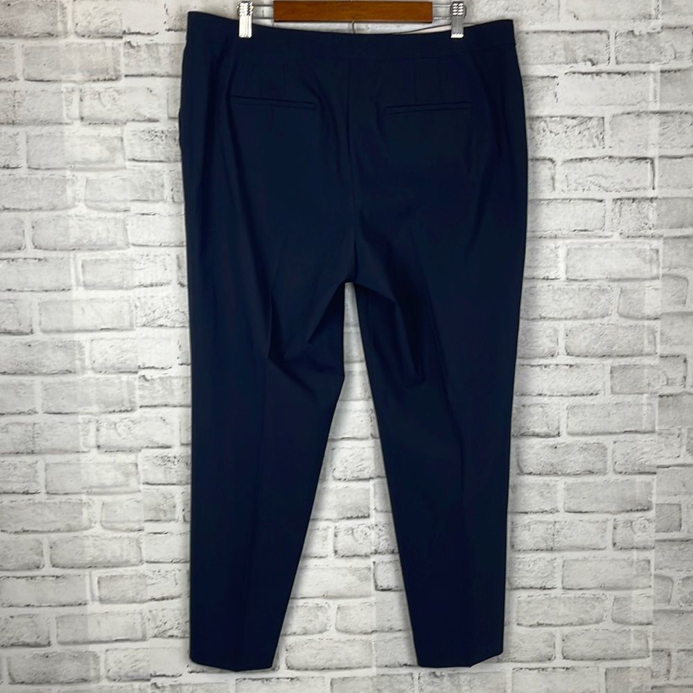 Ann Taylor Kate Fit Navy Pants Trousers 14
